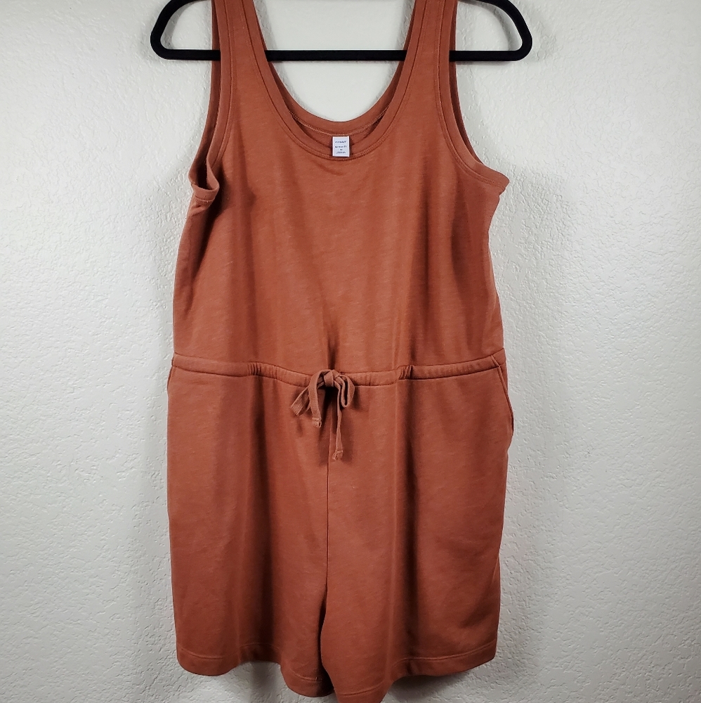 Old Navy Maternity Rust Jumpsuit
